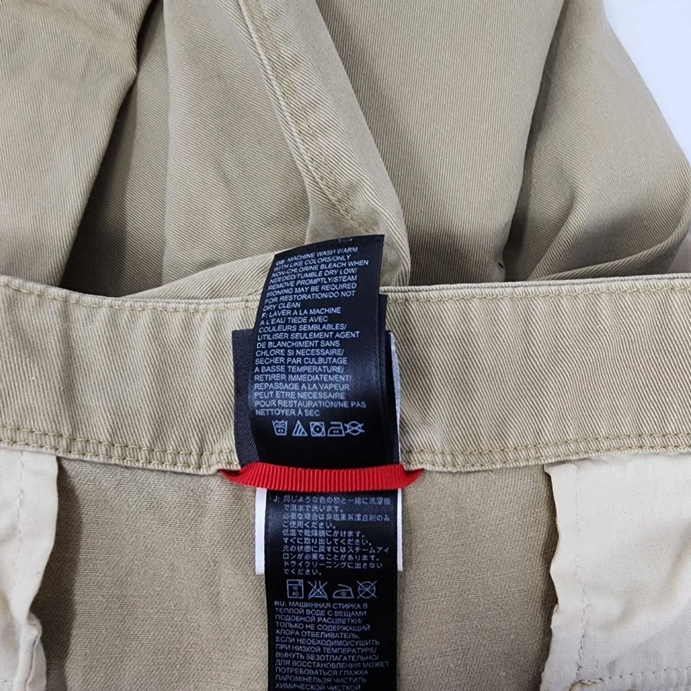 The North Face‎ Canvas Cargo Pants Mens 36x27 Beige 100% Cotton Hiking Outdoors